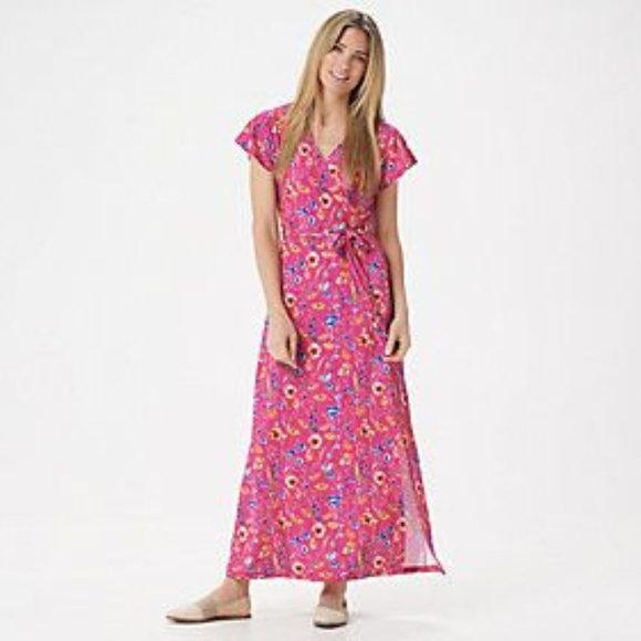 Brook Shields Dresses & Skirts - Women's Timeless Petite Short-Sleeve Maxi Dress